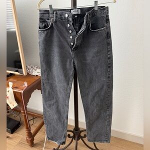 Agolde women’s Black Straight Jeans